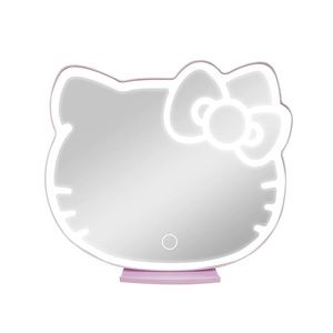 NWT Impressions Hello Kitty Supercute Tri-Tone LED Table Mirror